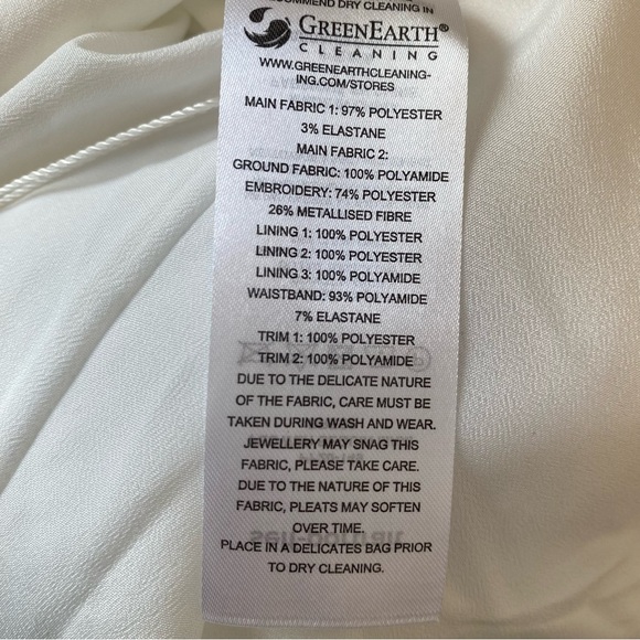 Self-Portrait “Flower Sequin Pleated Maxi Dress, Sz US 6 / UK 10, NWT - Perfect - Picture 16 of 16